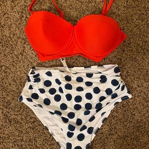 Cupshe high waisted bikini.